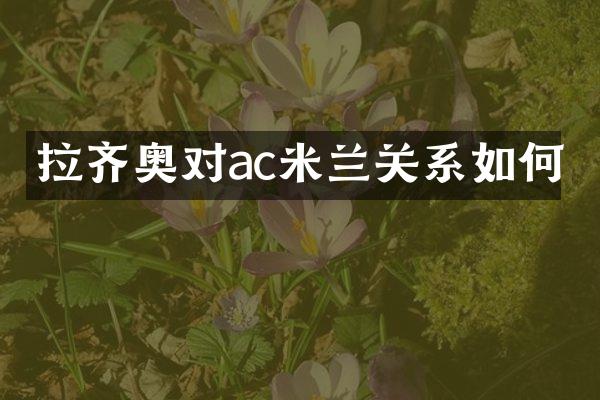 拉齐奥对ac米兰关系如何