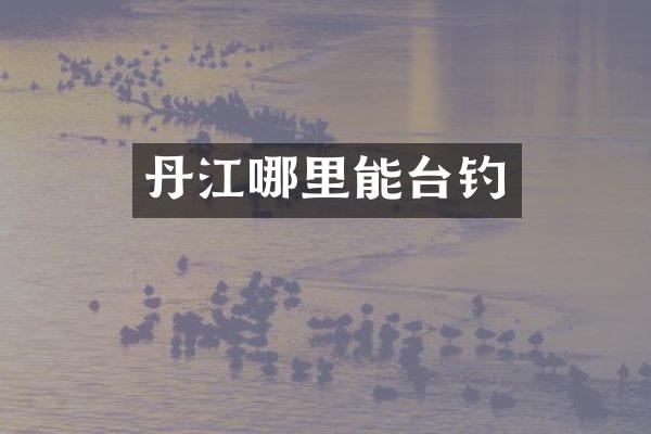 丹江哪里能台钓