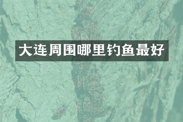 大连周围哪里钓鱼最好