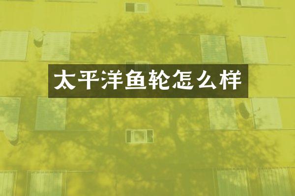 太平洋鱼轮怎么样