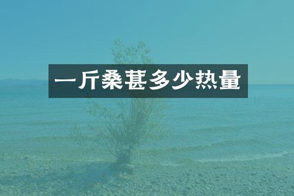 一斤桑葚多少热量