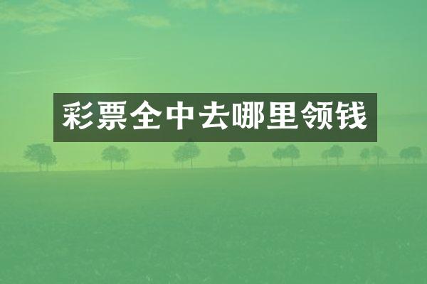 彩票全中去哪里领钱