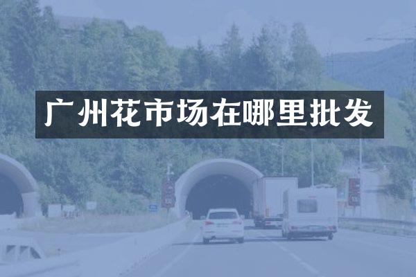 广州花市场在哪里批发