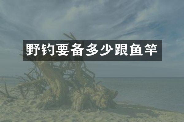 野钓要备多少跟鱼竿