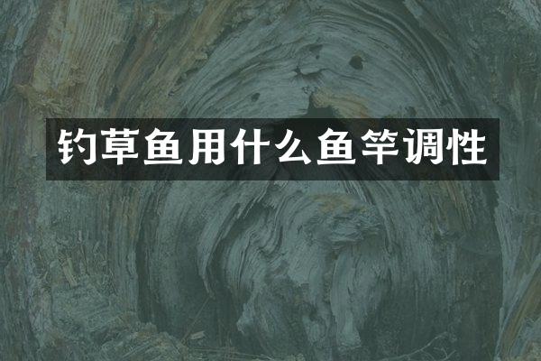 钓草鱼用什么鱼竿调性