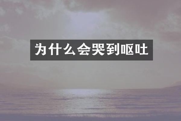 为什么会哭到呕吐