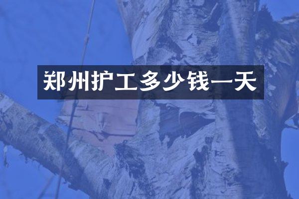 郑州护工多少钱一天