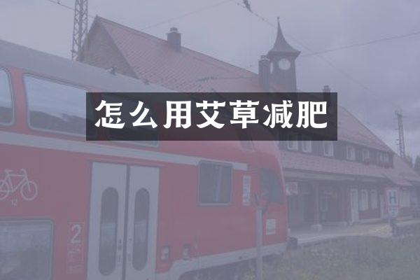 怎么用艾草减肥