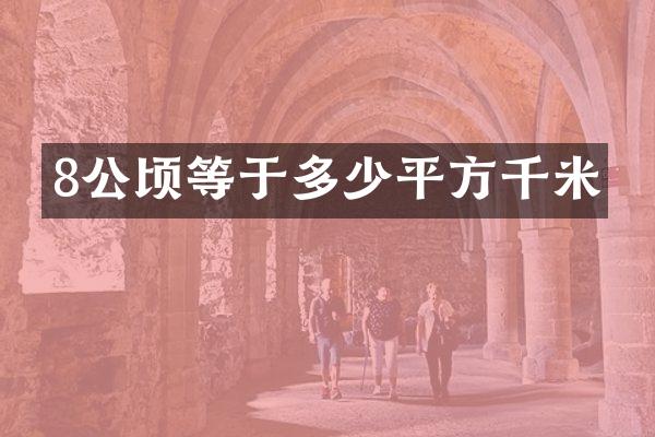 8公顷等于多少平方千米