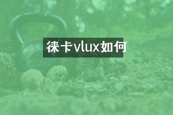 徕卡vlux如何