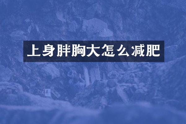 上身胖胸大怎么减肥