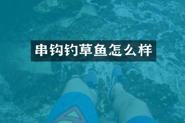 串钩钓草鱼怎么样