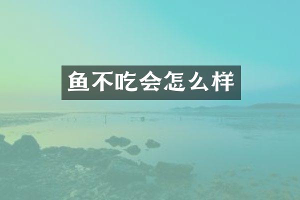 鱼不吃会怎么样