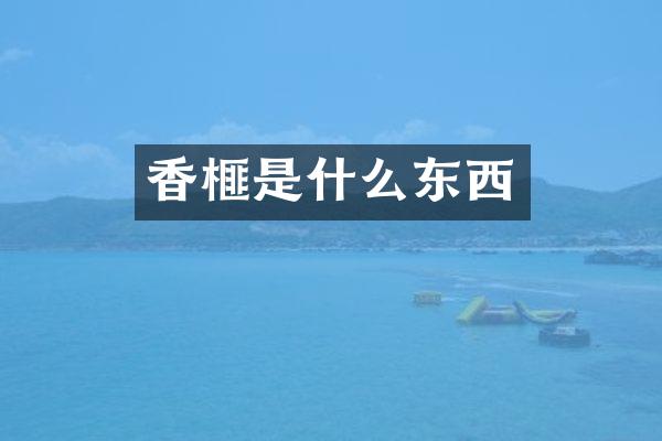 香榧是什么东西