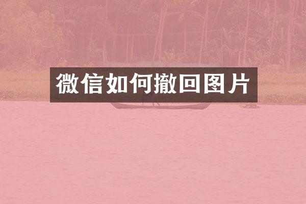 微信如何撤回图片