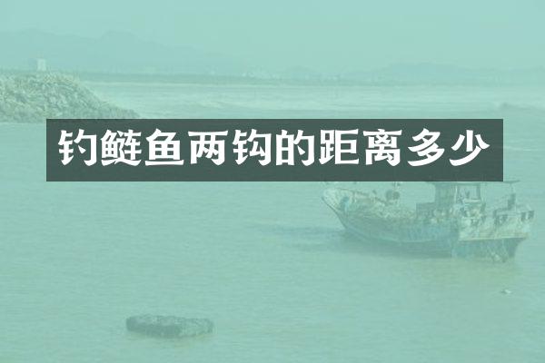 钓鲢鱼两钩的距离多少