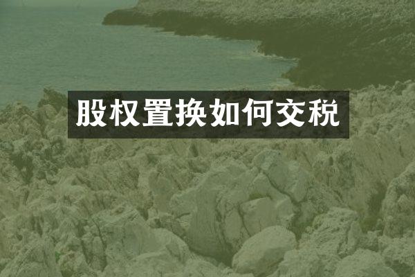 股权置换如何交税