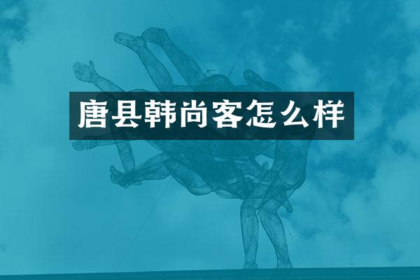 唐县韩尚客怎么样