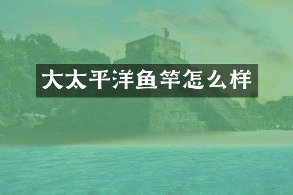 大太平洋鱼竿怎么样
