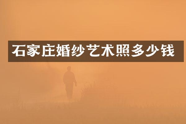 石家庄婚纱艺术照多少钱