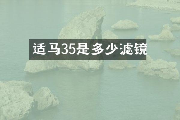 适马35是多少滤镜