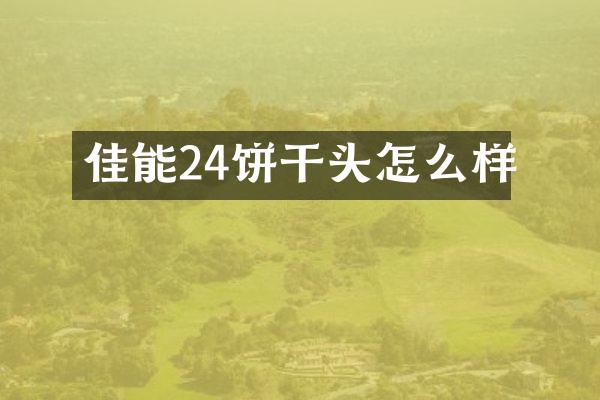 佳能24饼干头怎么样