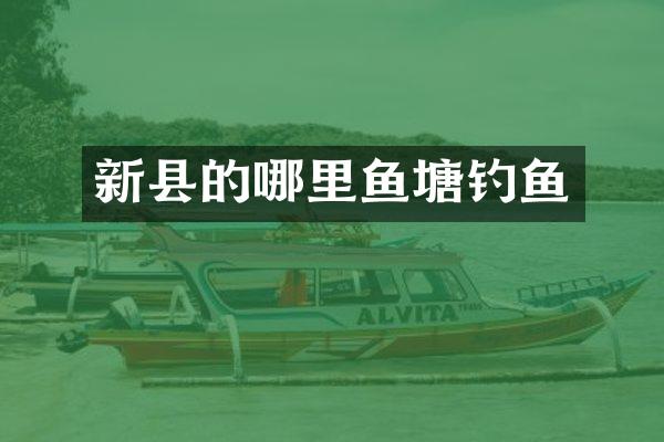 新县的哪里鱼塘钓鱼