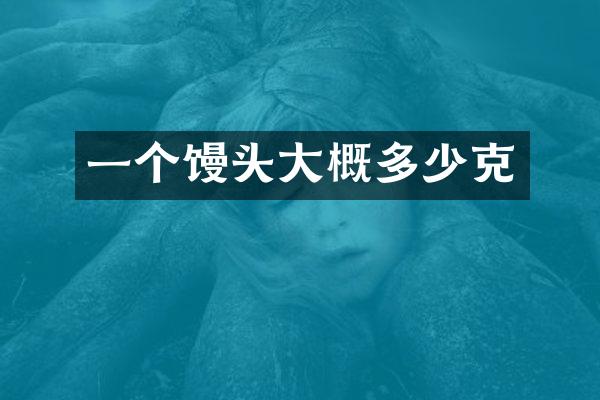 一个馒头大概多少克