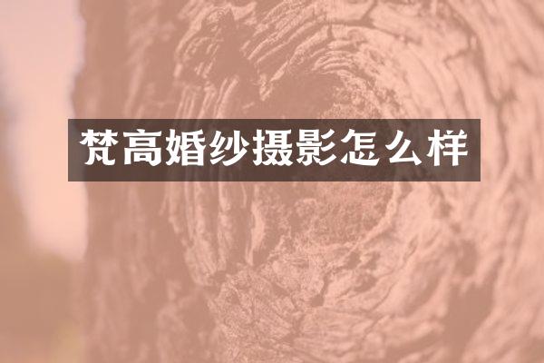 梵高婚纱摄影怎么样