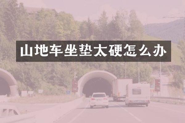 山地车坐垫太硬怎么办