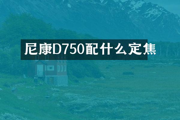尼康D750配什么定焦