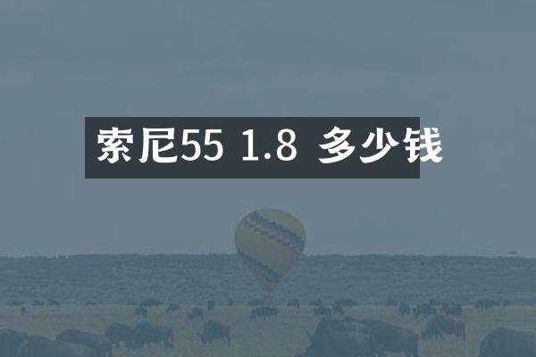 55 1.8 多少钱