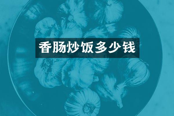 香肠炒饭多少钱