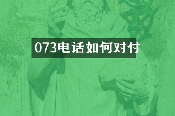 073电话如何对付