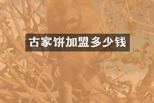 古家饼加盟多少钱