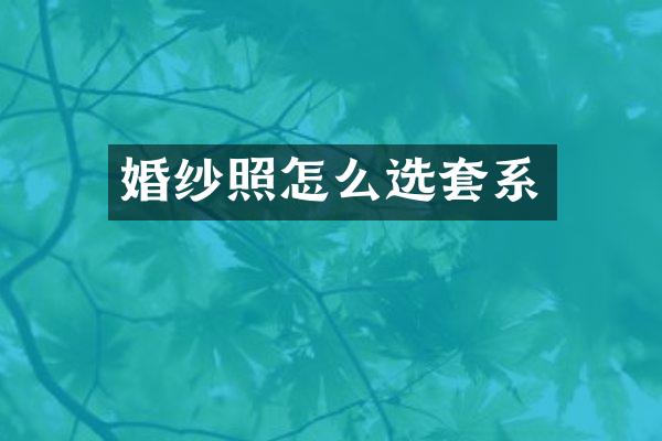 婚纱照怎么选套系