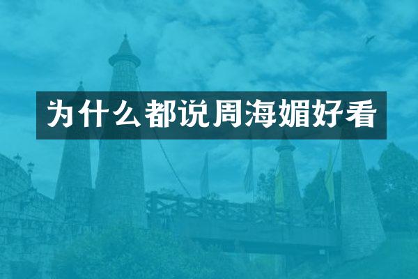 为什么都说周海媚好看