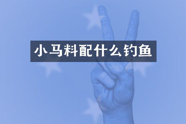 小马料配什么钓鱼