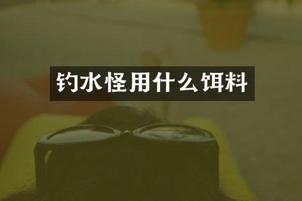 钓水怪用什么饵料