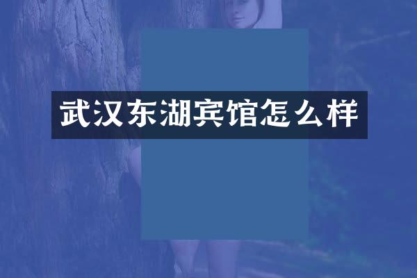 武汉东湖宾馆怎么样