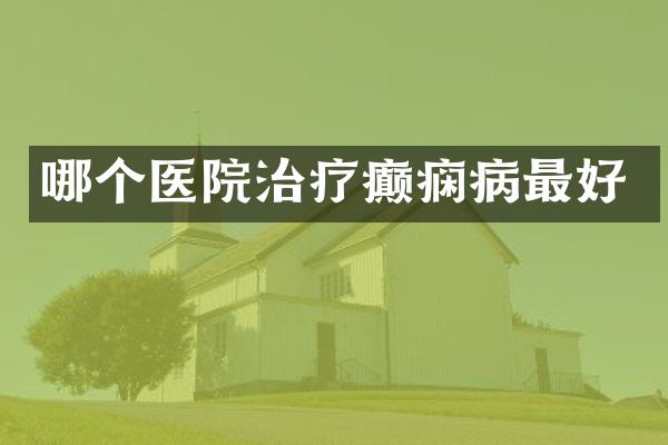 哪个医院治疗癫痫病最好