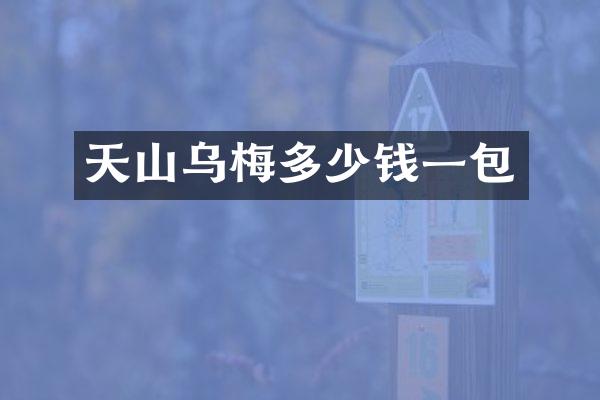 天山乌梅多少钱一包