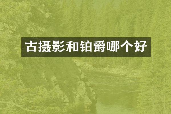 古摄影和铂爵哪个好