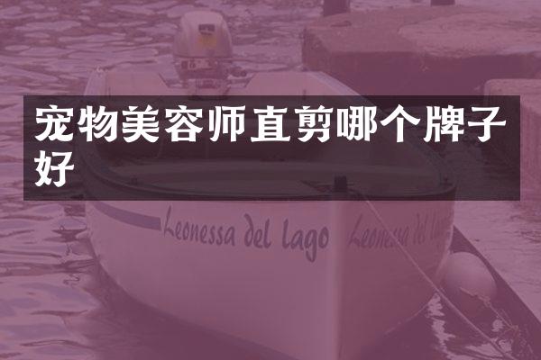 宠物美容师直剪哪个牌子好