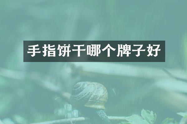 手指饼干哪个牌子好