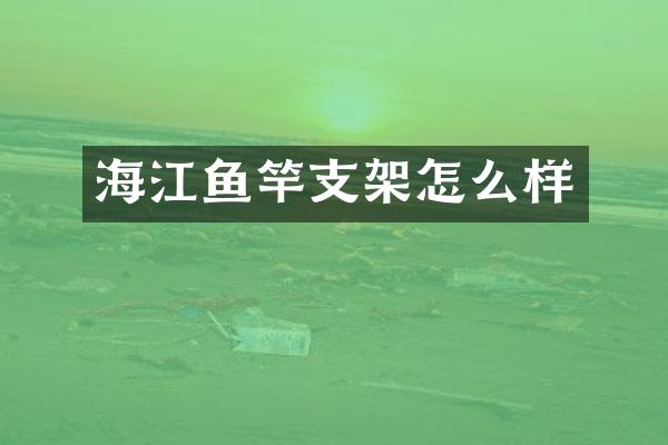 海江鱼竿支架怎么样