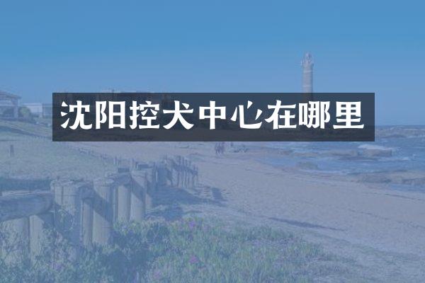 沈阳控犬中心在哪里