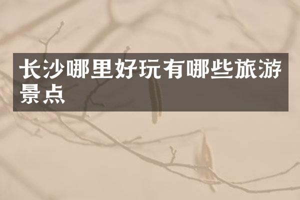 长沙哪里好玩有哪些旅游景点