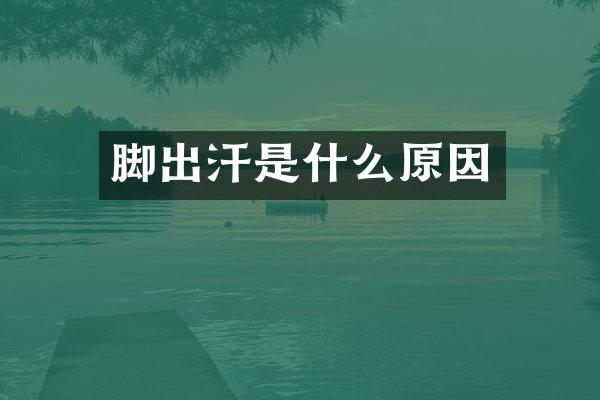 脚出汗是什么原因