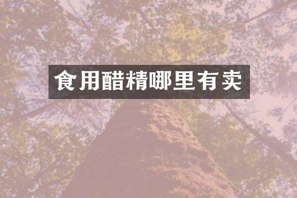 食用醋精哪里有卖